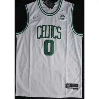 Photo of Jayson Tatum-NIKE 75th Anniversary-Icon Edition-Stitched-Size 54-XL-White