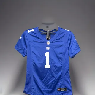 Photo of Nike NY Giants Malik Nabers #1 Football Jersey Royal Blue WMNS L Large NWT
