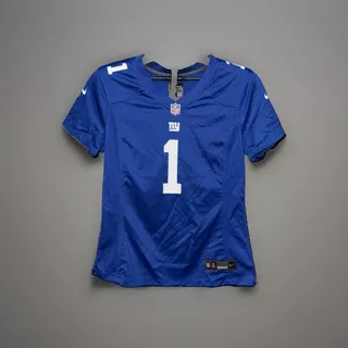 Photo of Nike NY Giants Malik Nabers #1 Football Jersey Royal Blue WMNS L Large NWT