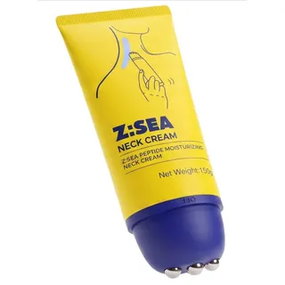 Photo of Z:SEA Moisturizing Neck Cream w/ Roller Peptides Ceramides 5.29 oz New