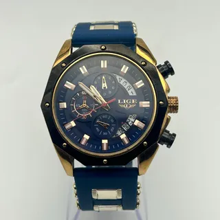 Photo of LIGE 1853 Dream Quartz Men's Watch Working New Battery