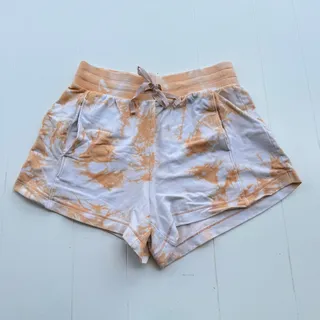 Photo of All In Motion Target Women’s Size Small Peach Orange Tie Dye Shorts