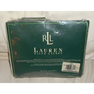 Photo of Ralph Lauren Meadow Way Faye Floral Rose on Cream Twin Flat Sheet 200 threat Ct