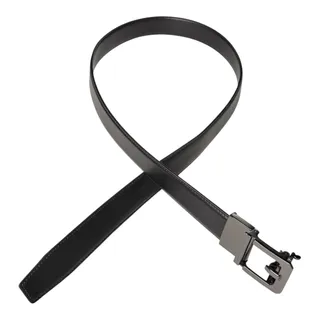Photo of Kore Essentials Leather Gun Belt 1.5" Black X3 Buckle Alloy Gunmetal 24-44 Waist