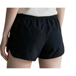 Photo of Adidas Women's Small Solid Black Mid Rise Running Drawstring Aeroready 3" Shorts