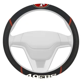 Photo of NFL San Francisco 49ers Steering Wheel Cover by Fanmats