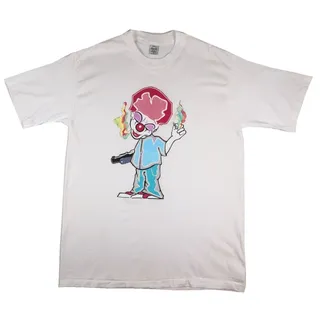 Photo of Vintage Turner Originals Clown T Shirt XL White Single Stitch USA Cholo 