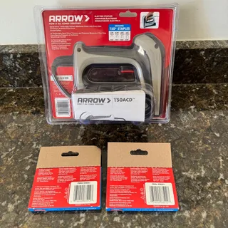 Photo of Arrow T50ACD spiral drive electric staple gun corded with 2K staples NEW 