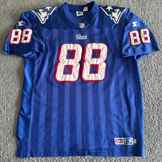 Photo of 1995-99 Starter Pro Line Terry Glenn NFL New England Patriots Jersey Sz 54/XXL