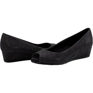 Photo of Bandolino Women's Candra 3 Wedge Black, Size 11 M 