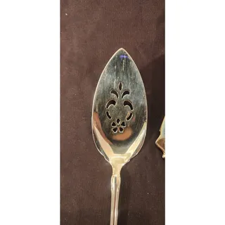 Photo of Vintage Serving Lot of 3 Community Silverplate IS Plate Distinction Stainless