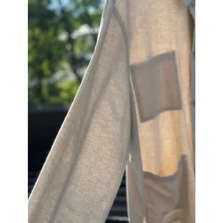 Photo of Goodfellow & Co NWT XXL Natural Cotton Linen Overshirt Shacket 4 Pocket