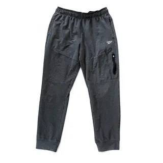 Photo of Reebok Mens Gray Jogger Sweatpants Zipper Pocket Athletic Pants Size M