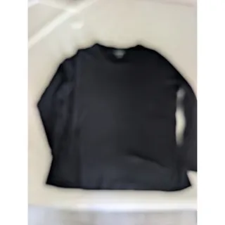 Photo of Lord & Taylor Women Black 100% cotton Long Sleeve Tee 1X , Gothcore, Grunge