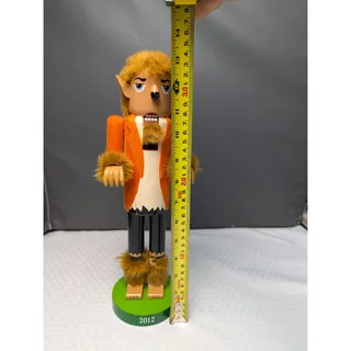 Photo of Target Halloween Wood Decor 2012 Werewolf Nutcracker 13" AS IS