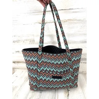 Photo of Vera Bradley Sierra Stream Large Quilted Tote Computer Case Wallet 3 Piece Set