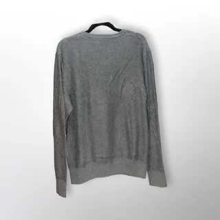 Photo of Nautica Men's Dark Gray Pima Cotton Crewneck Sweater - L
