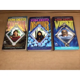 Photo of Tom Deitz Soulsmith Trilogy 1st AvoNova Paperbacks Books 1 2 3 Set