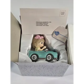 Photo of Precious Moments 920020 A Rebel With A Cause Girl Car 2009 Box Tag