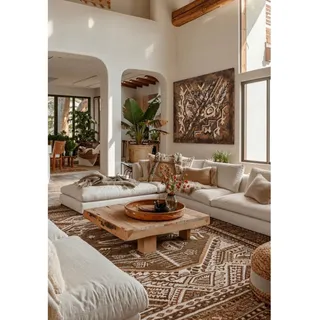 Photo of Monumental 60” x 48” Ceremonial Kokopelli Southwest Art – Vanguard Studios