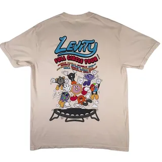 Photo of Levity Full Circle Tour 2024 2025 T Shirt Large Cream EDM DJ Rave Merch