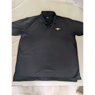 Photo of Under Armour Polo Shirt Black Loose Arrowhead Short Sleeve Golf Active 2XL