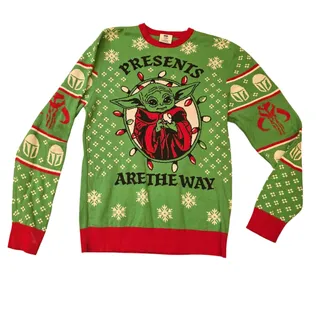 Photo of Star Wars Baby Yoda Ugly Christmas Sweater Size L