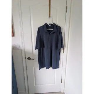 Photo of Pebble Beach Dry-LUXE Performance Men’s XXL Slate Blue Golf Polo Shirt