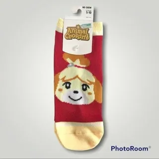 Photo of Animal Crossing NWT Women's 9-11 Isabelle No Show Socks 5-10 Shoe Size Nintendo