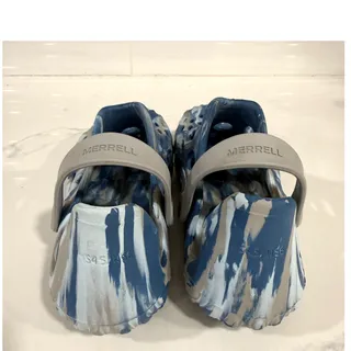 Photo of  Merrell Hydro Moc Blue White Marbled Tie Dye EVA Clog Water Shoes M5/W6 Slip On