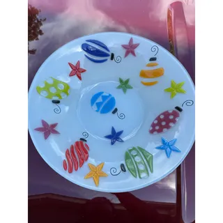 Photo of Block China & Crystal 15" Ornament Deep Bowl, Round Glass Christmas