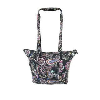 Photo of Vera Bradley Bandana Swirl Glenna Shoulder Bag Purse Tote 12” H x 15” W x 4” D
