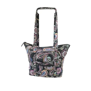 Photo of Vera Bradley Bandana Swirl Glenna Shoulder Bag Purse Tote 12” H x 15” W x 4” D