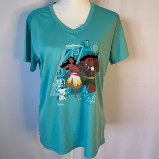 Photo of RunDisney Moana 13.1 Half Marathon Tee Walt Disney World 50 Large