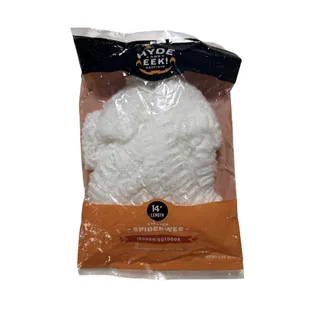 Photo of Hyde & EEK 14ft Stretch Spiderweb White Glow Halloween New