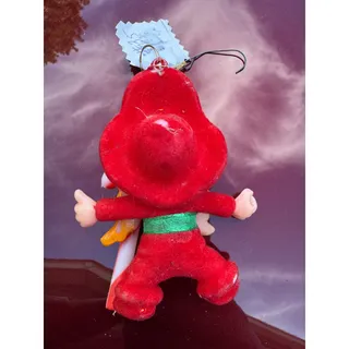 Photo of Yosemite Sam Christmas Ornament w/ Candy Cane Looney Tunes VintagE