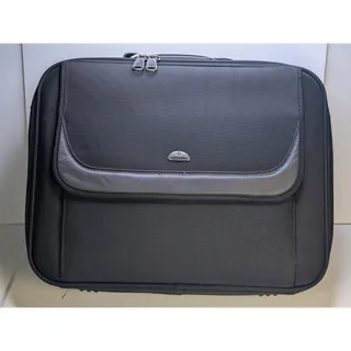 Photo of Samsonite 17" Laptop Briefcase Black Business Travel Bag Shoulder Strap 67413