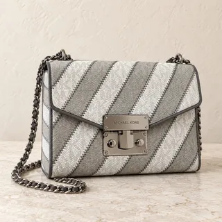 Photo of Michael Kors Rose Medium Flap Shoulder Bag