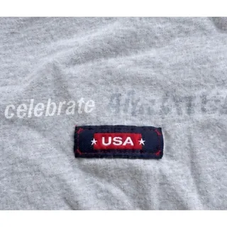 Photo of Vintage 2001 USA Celebrate America Graphic T-Shirt Gray Adult Large L 50/50