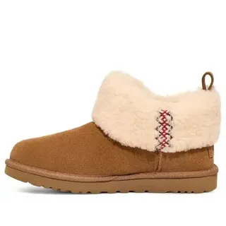 Photo of UGG® Ultra Mini Braid Genuine Shearling Bootie 