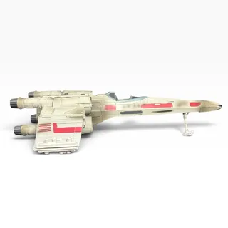 Photo of 2002 Hasbro Star Wars Saga Series X-Wing Fighter Red Five Vehicle Incomplete