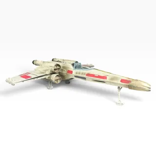 Photo of 2002 Hasbro Star Wars Saga Series X-Wing Fighter Red Five Vehicle Incomplete