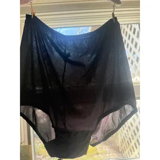 Photo of Bali Skimp Skamp Brief Panty Number 2633 Womens Size 3XL/10 Siny Black