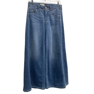 Photo of Pilcro and the Letterpress Wide Leg Denim Jeans Medium Wash Petite 25P High Rise