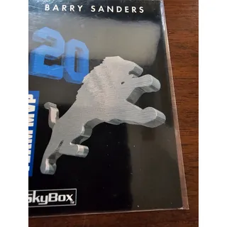 Photo of Barry Sanders 1992 Skybox Primetime #243 - Detroit Lions MVP - NFL - Fresh Pull
