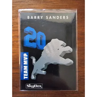 Photo of Barry Sanders 1992 Skybox Primetime #243 - Detroit Lions MVP - NFL - Fresh Pull