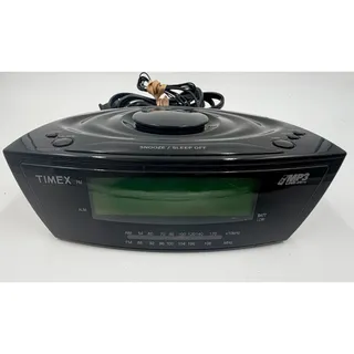Photo of Timex T227BQ AM FM Alarm Clock Radio Large Display MP3 AUX Line-In Black