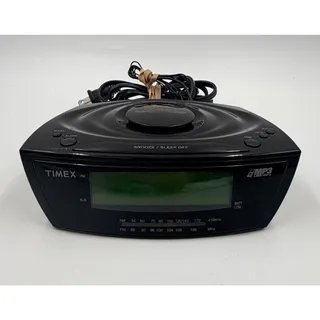 Photo of Timex T227BQ AM FM Alarm Clock Radio Large Display MP3 AUX Line-In Black