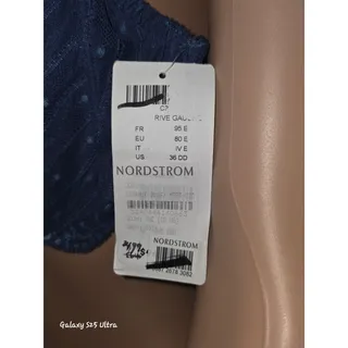 Photo of Chantelle Rive Gauche Bra 36DD Ceramic Blue Mist Lace C32810 NWT $94