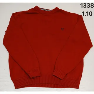 Photo of CHAPS (XL) Red Knitted Crew Neck Pullover Sweater